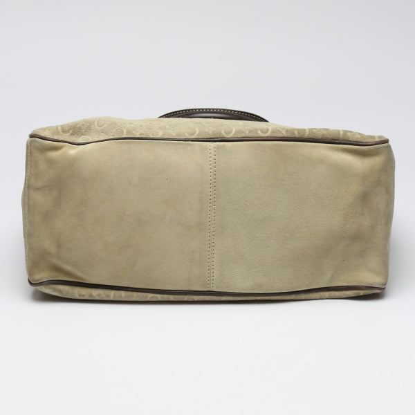 CELINE Handbag Suede beige Suede Celine Boogie bag Women