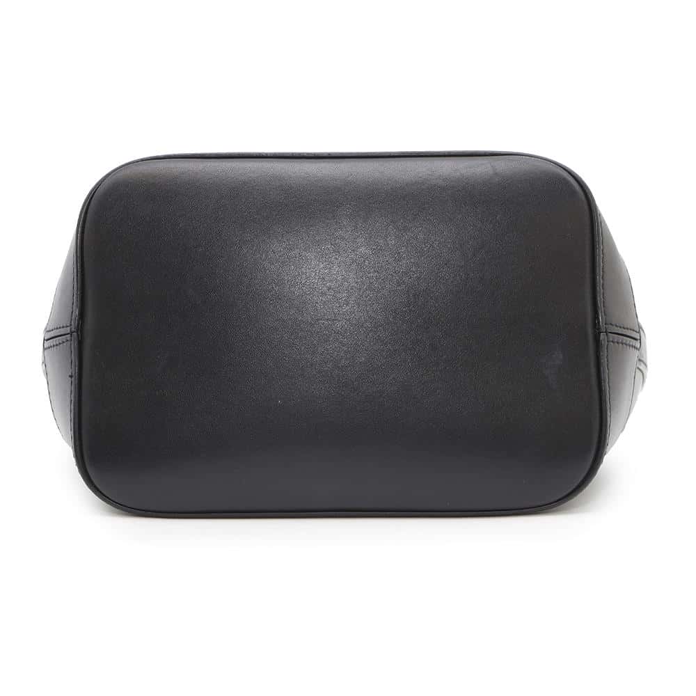 CELINE Cuir Triomphe Small Bucket Shoulder Bag Black198243 Calf Leather