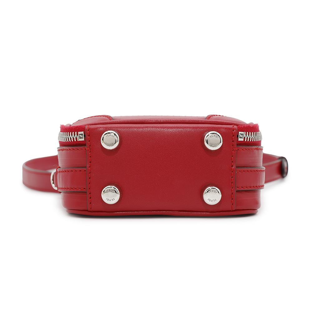 FENDI ?Travel Mini Bag Shoulder Bag Red7VA542 Leather