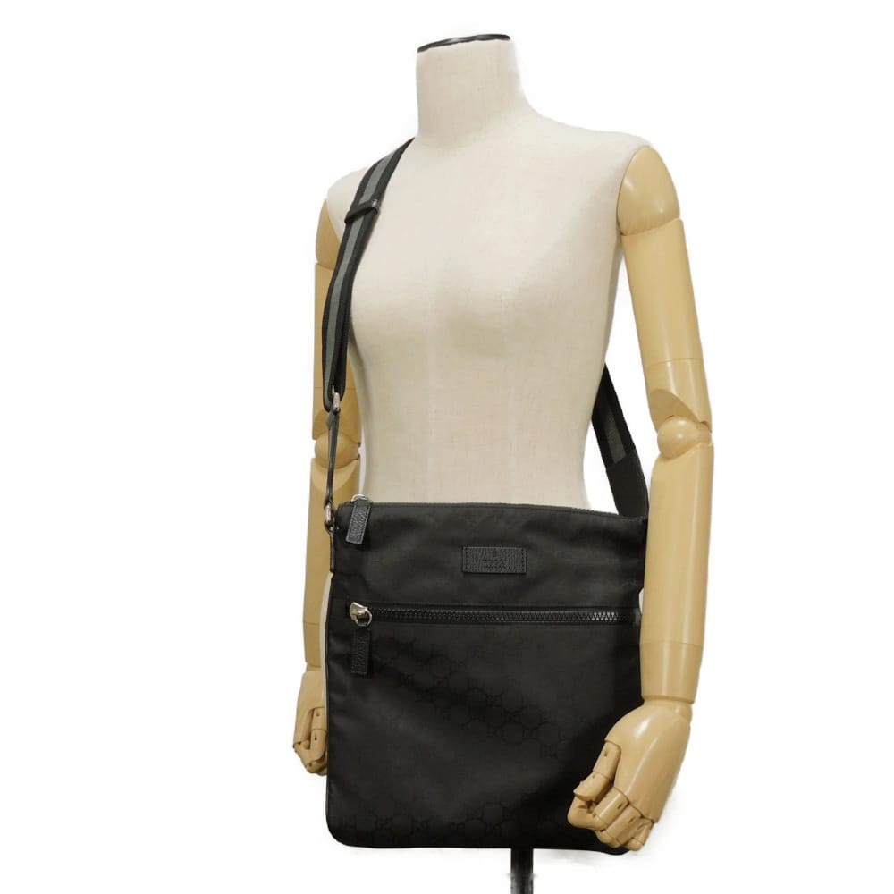 Gucci GG Nylon Messenger Shoulder Bag
