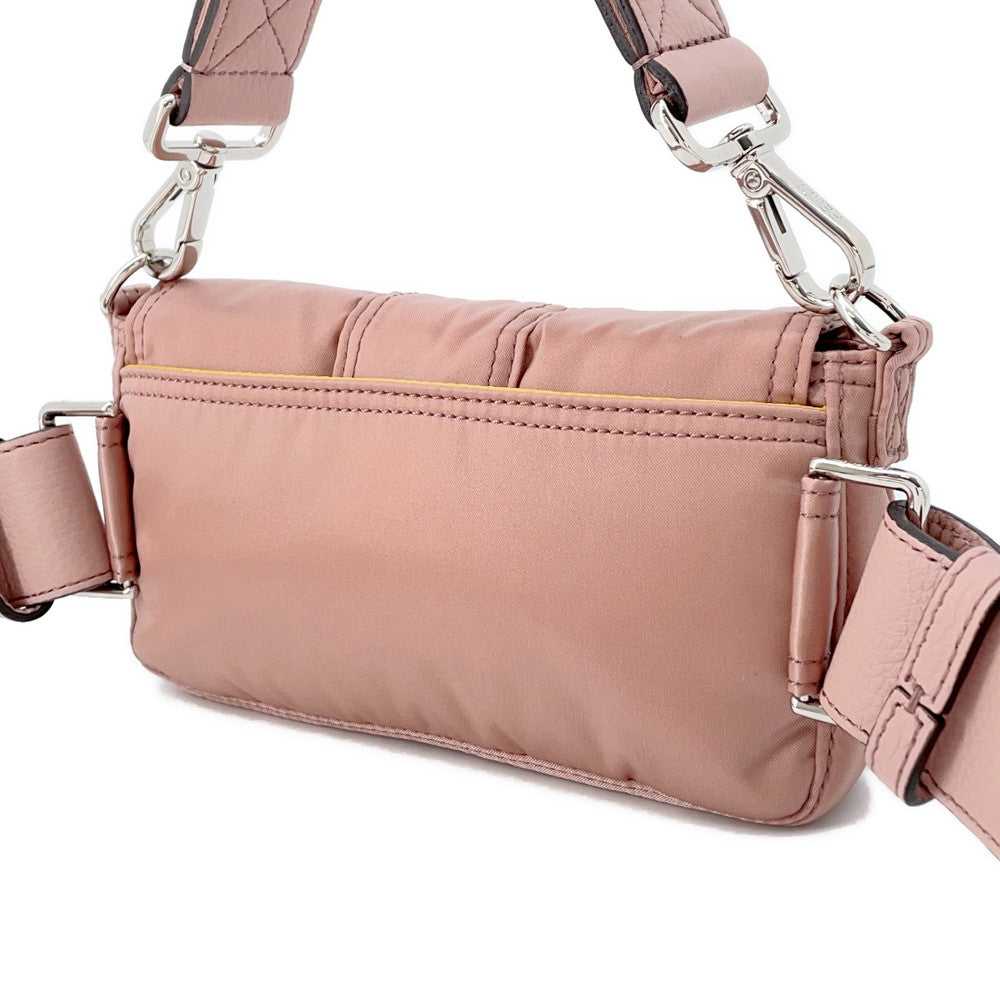 FENDI ?Mamma Bucket Shoulder Bag Porter collaboration Pink7AS138 Nylon