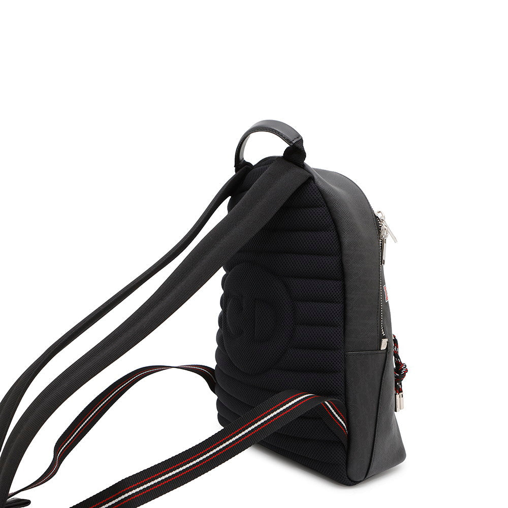 Dior Logo Backpack Black Leather