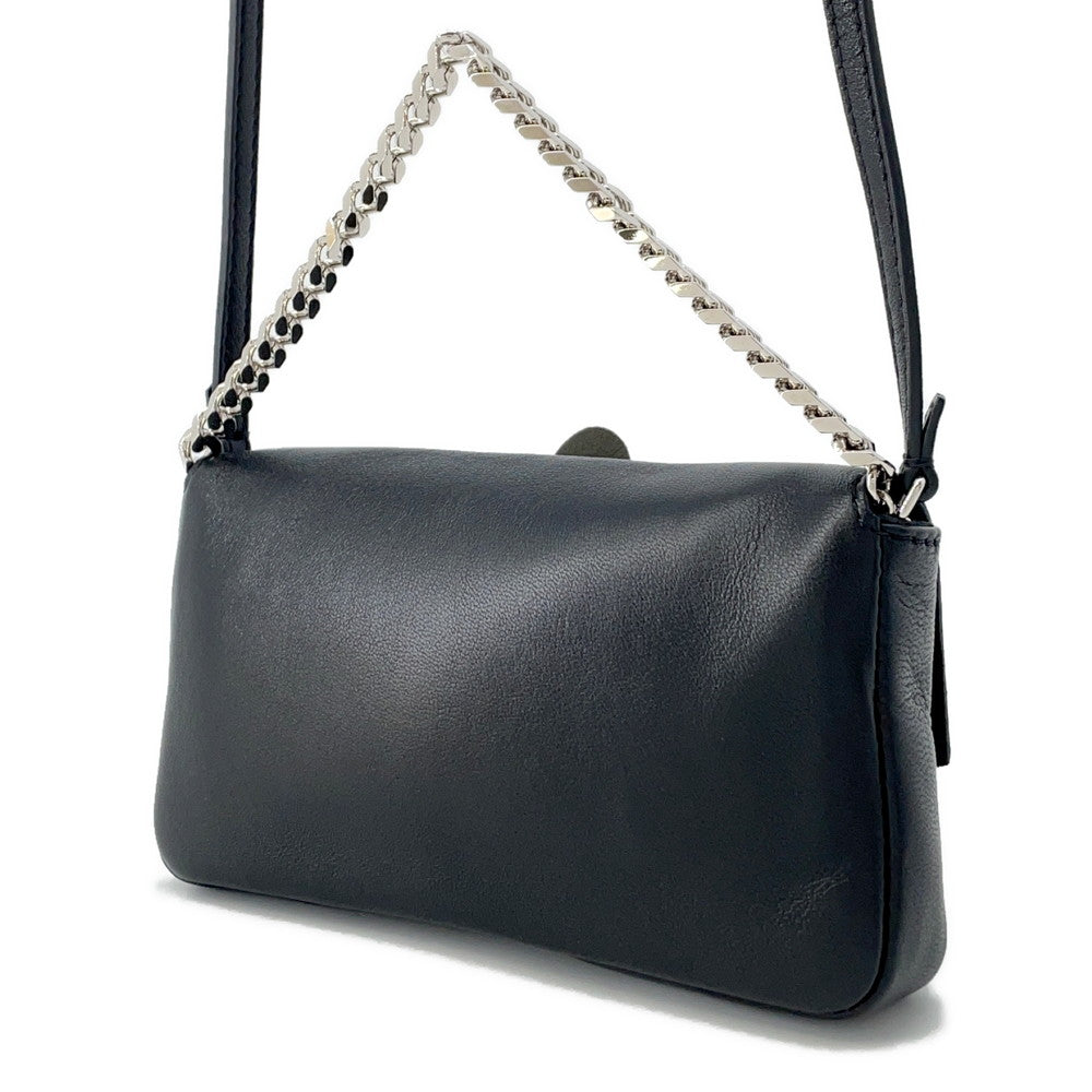 FENDI ?Monster Micro Bucket Shoulder Black8M0354 Leather