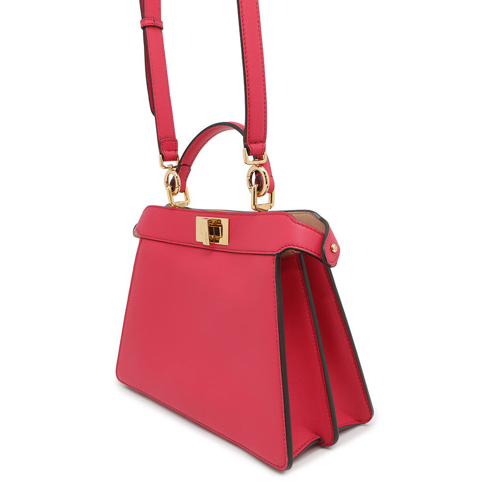 FENDI ?Peekaboo I see you Pink8BN327 Leather Size Small