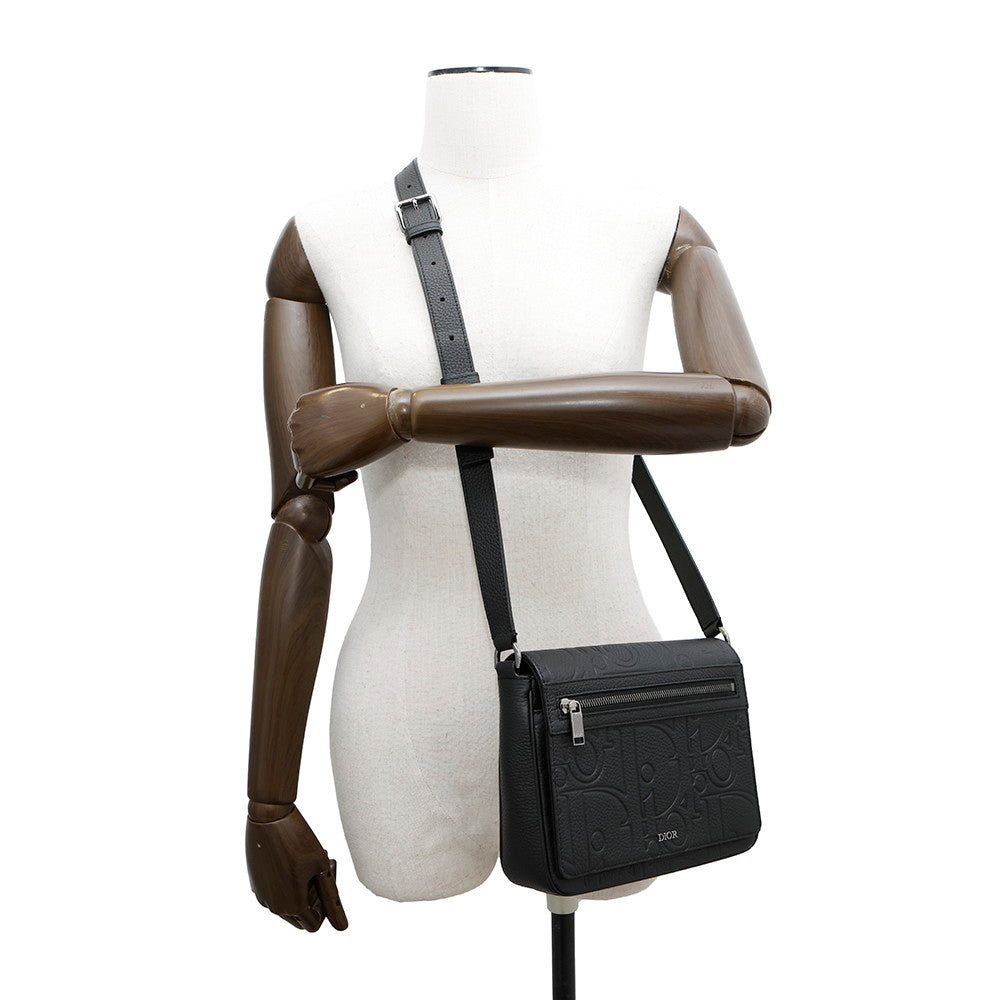 Dior Gravity Messenger Bag Black1ESPO329LLG_H00N Leather