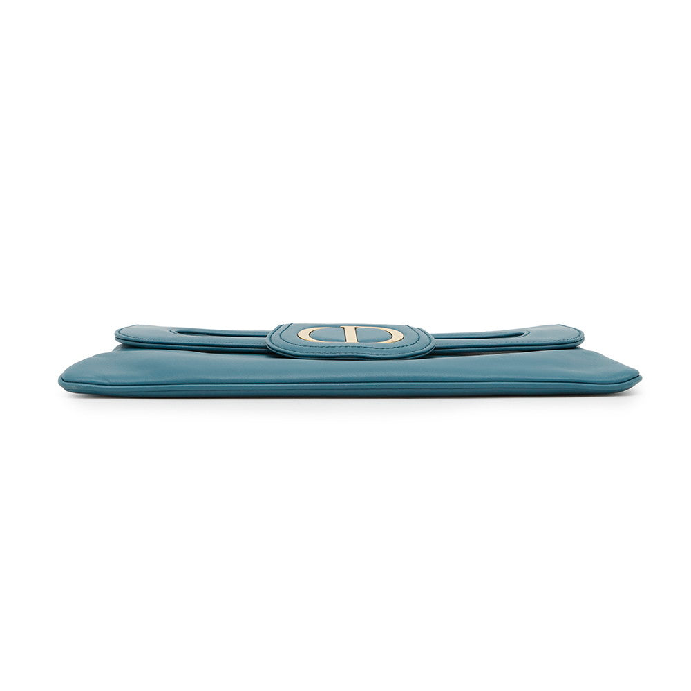 Dior Caro ChainShoulder Clutch Bag BlueM8641U Leather