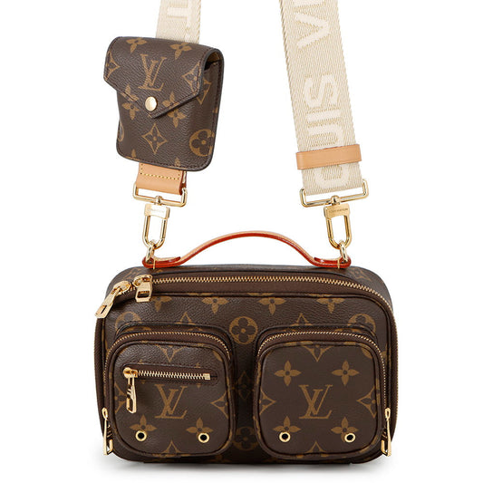 LOUIS VUITTON Utility/Crossbody BrownM80446 Monogram