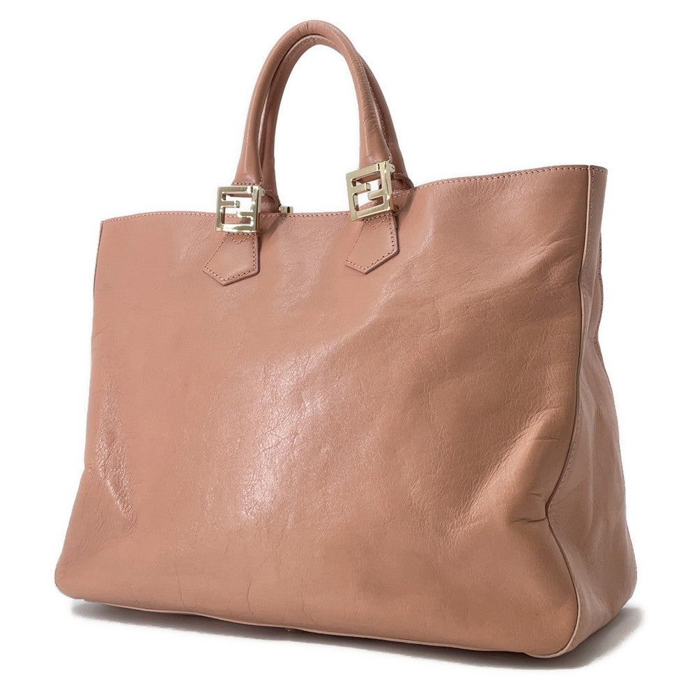 FENDI ?Tote Bag Pink8BN184 Leather