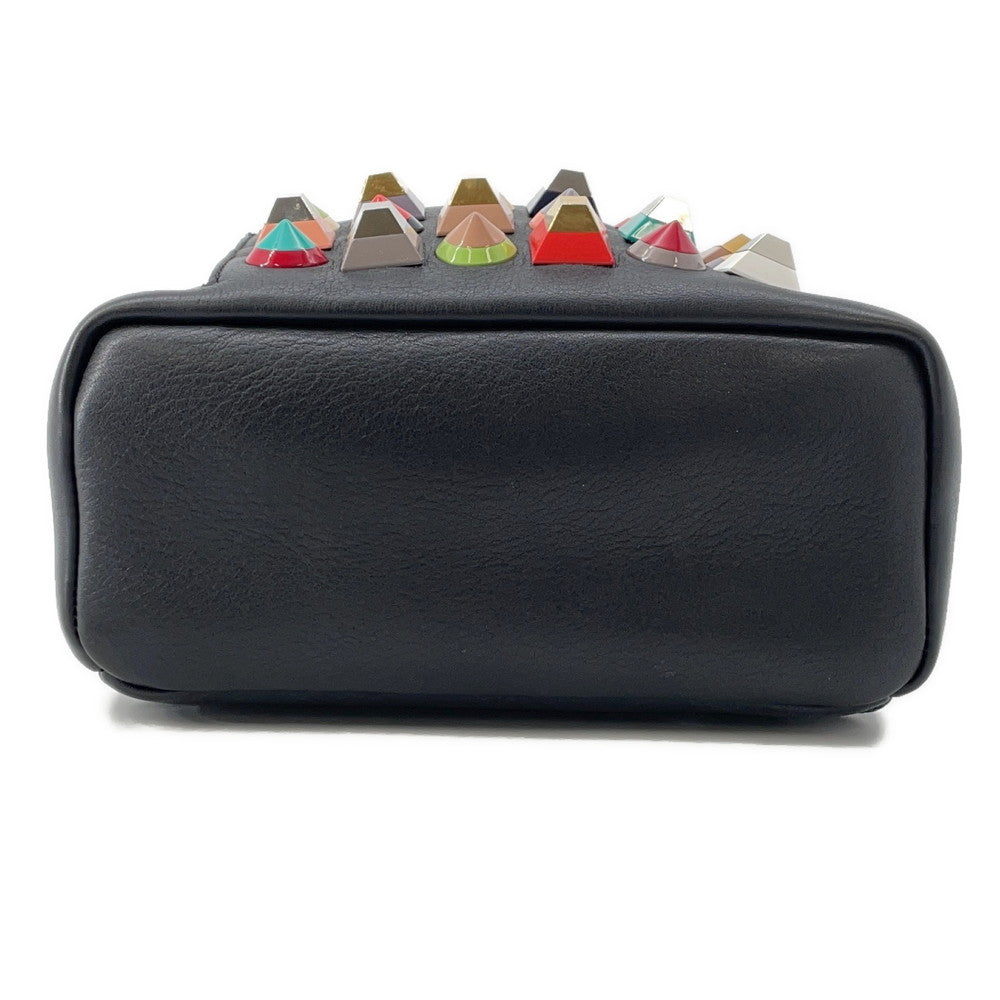 FENDI By the Way Backpack Black8BZ038 Leather