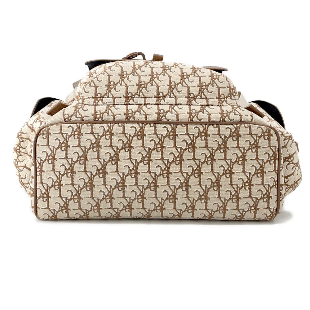 Dior Backpack Cactus JackCollaboration Beige/Brown1ESBA163JOD Canvas Leather