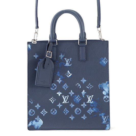LOUIS VUITTON Sac Plat Messenger NavyM57843 Monogram Watercolor