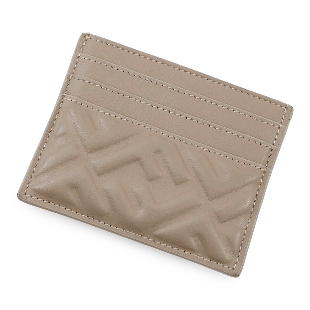 FENDI ?Baguette Card Case Gray8M0445 Nappa Leather