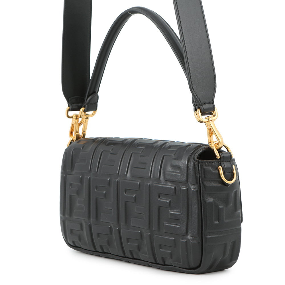FENDI FF motif baguette Black8BR600 Nappa Leather