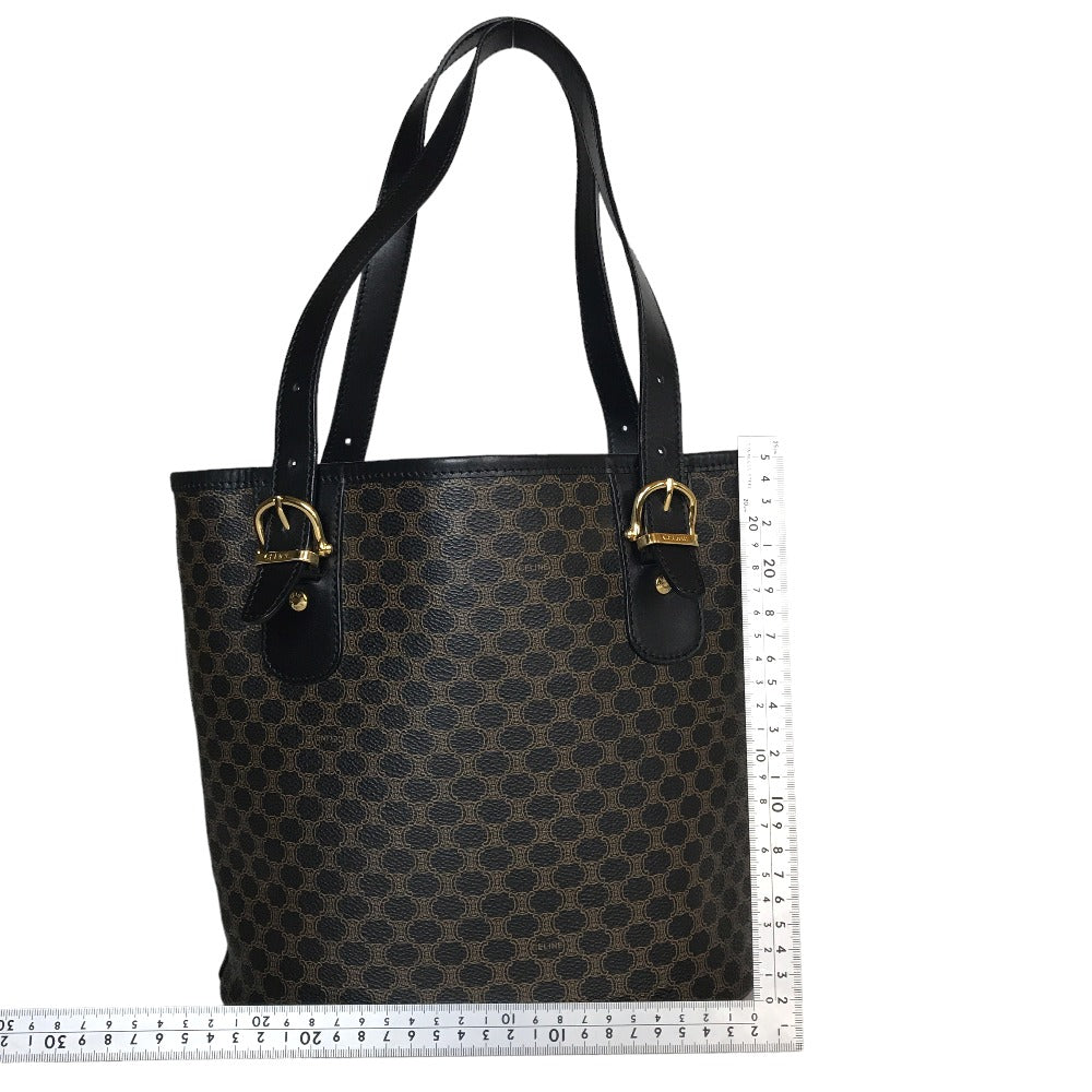 CELINE Tote Bag / PVC black Macadam Women Secondhand