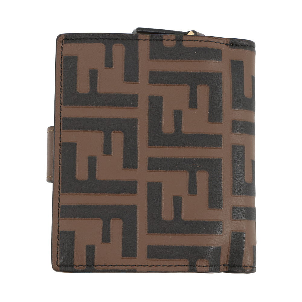 FENDI FENDI Bifold Wallet Brown8M0386 Leather