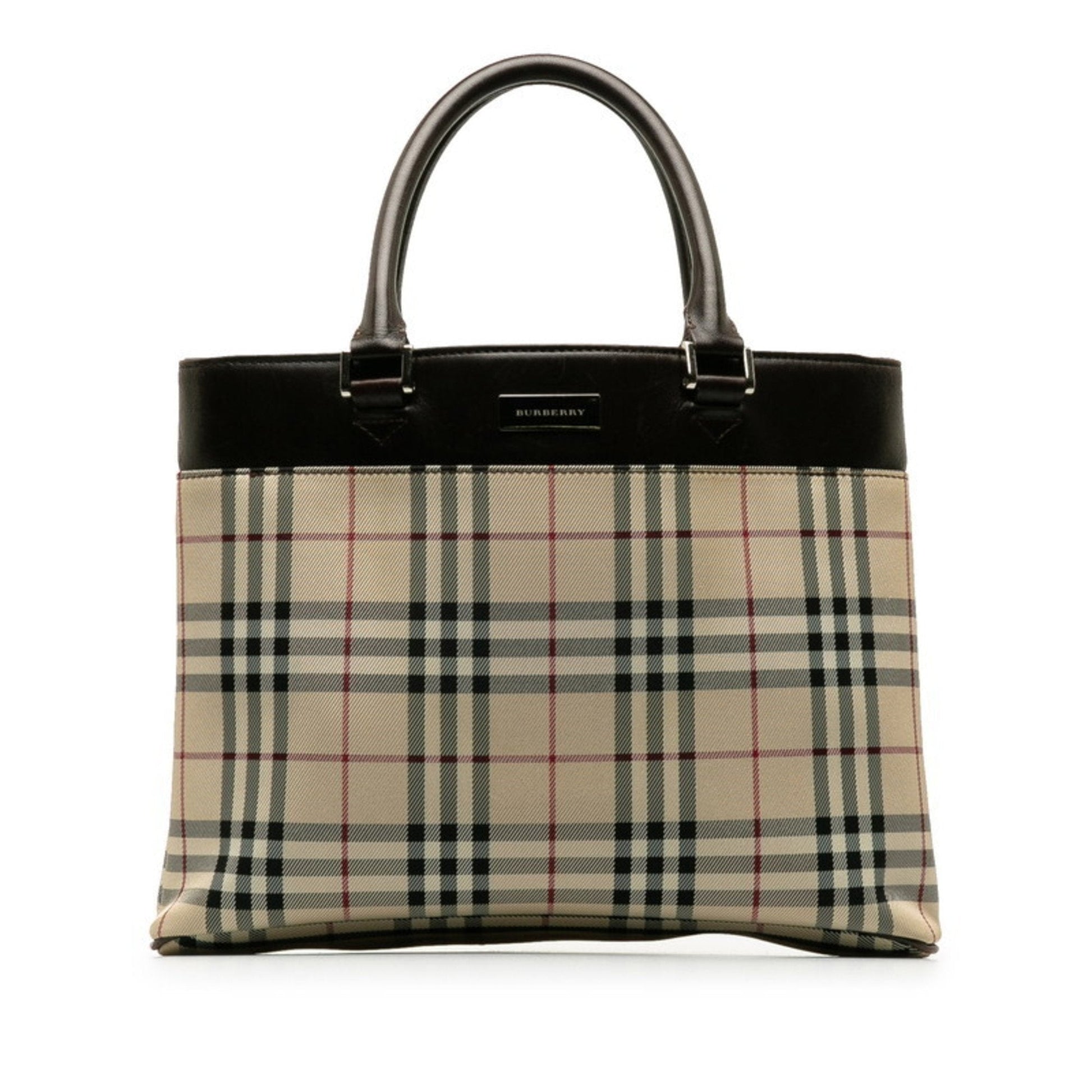 Burberry Check Handbag - Rovelle Bags