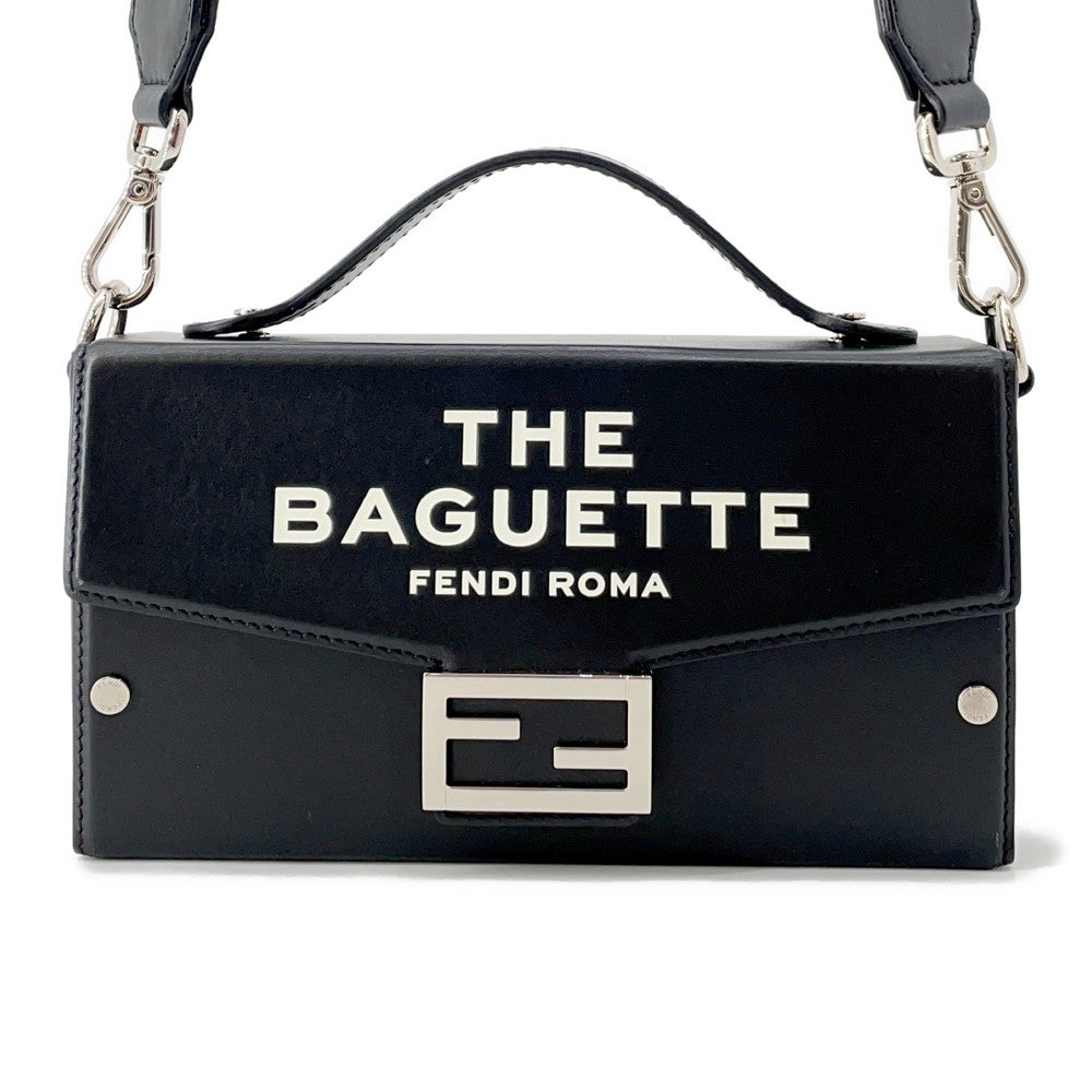 FENDI Baguette Soft Trunk in collaboration with Marc Jacobs Black7VA565 Leather