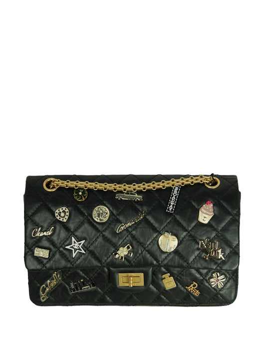 Chanel Black 57th St NYC Lucky Flap Bag - Rovelle Bags