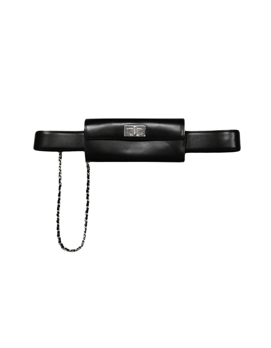 Chanel Black Smooth Leather 2.55 Reissue Handbag - Rovelle Bags