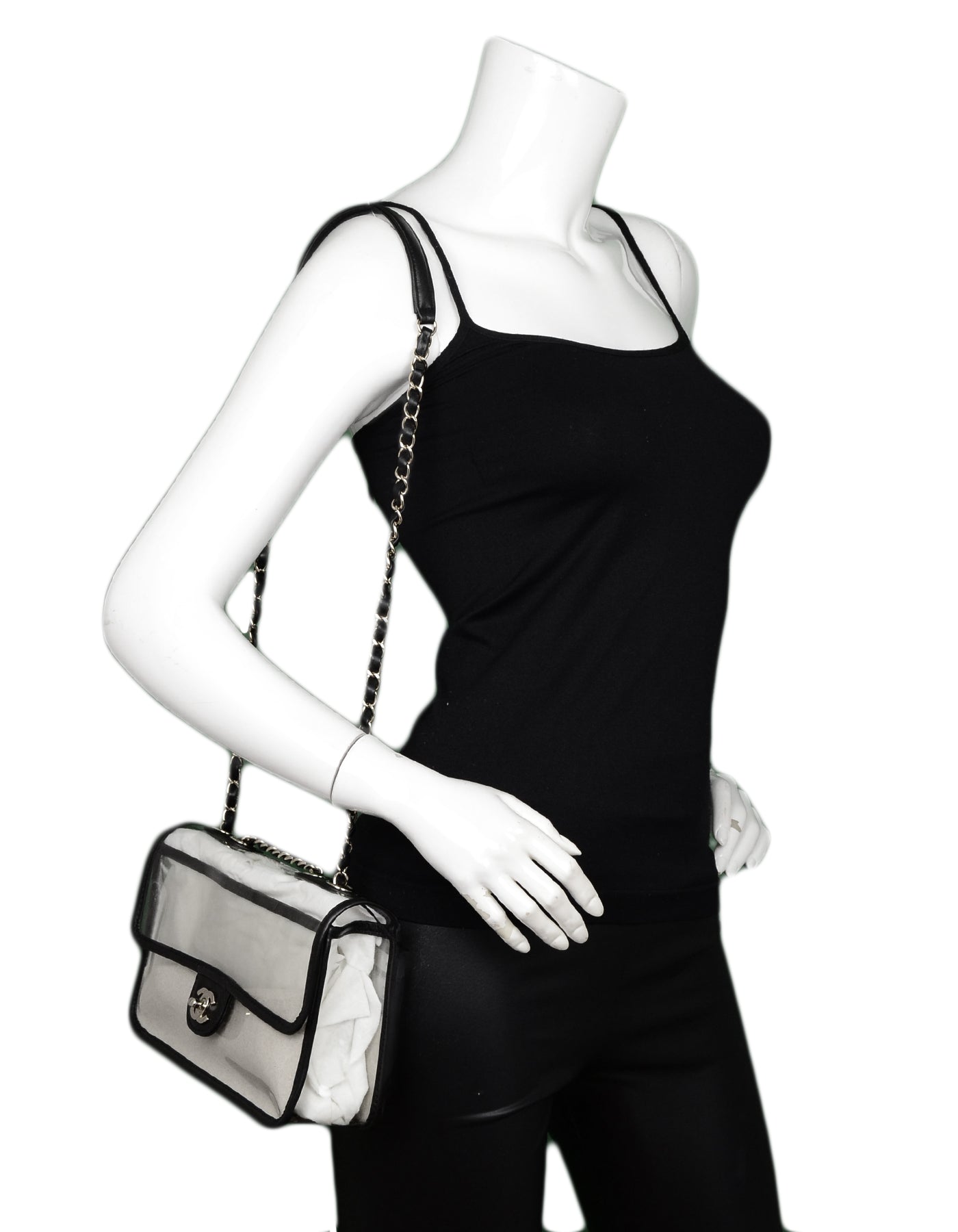 Chanel NWT PVC/ Lambskin Medium Coco Flap Bag - Rovelle Bags