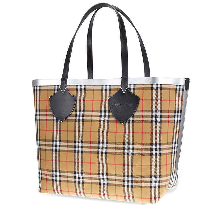 Burberry Check Tote - Rovelle Bags