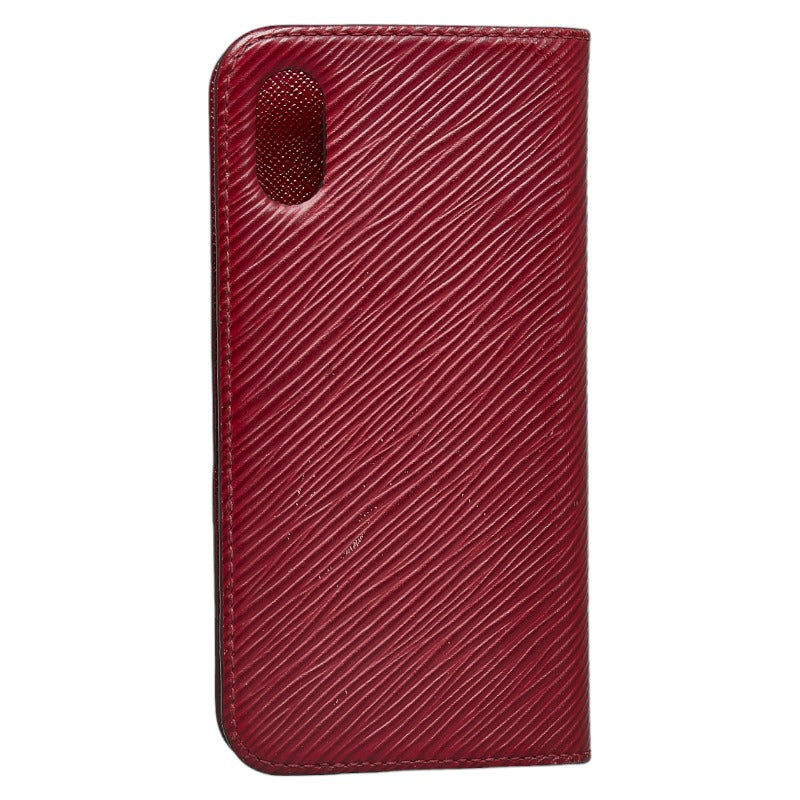 Louis Vuitton Epic Folio iPhone Case X & XS Handbook M64468 Fushai Red Leather Louis Vuitton