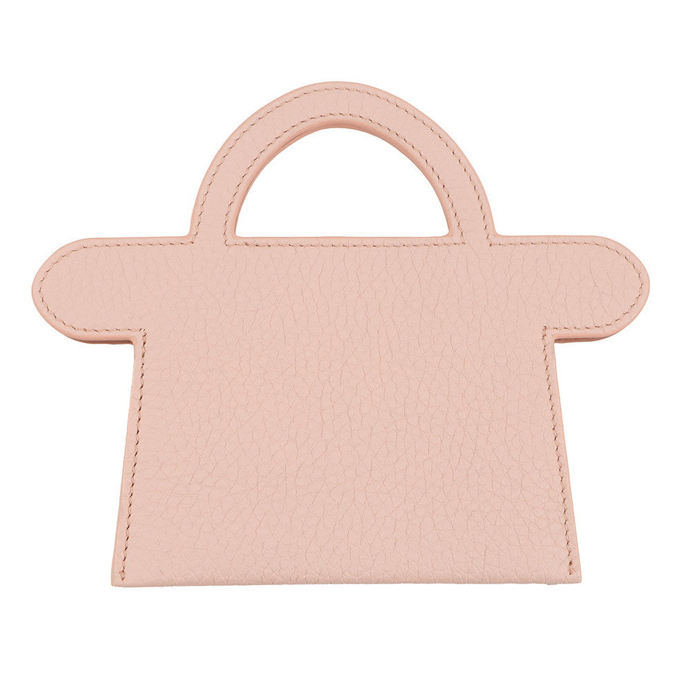 FENDI Peekaboo Selleria Card Case Pink8M0511 Calf Leather