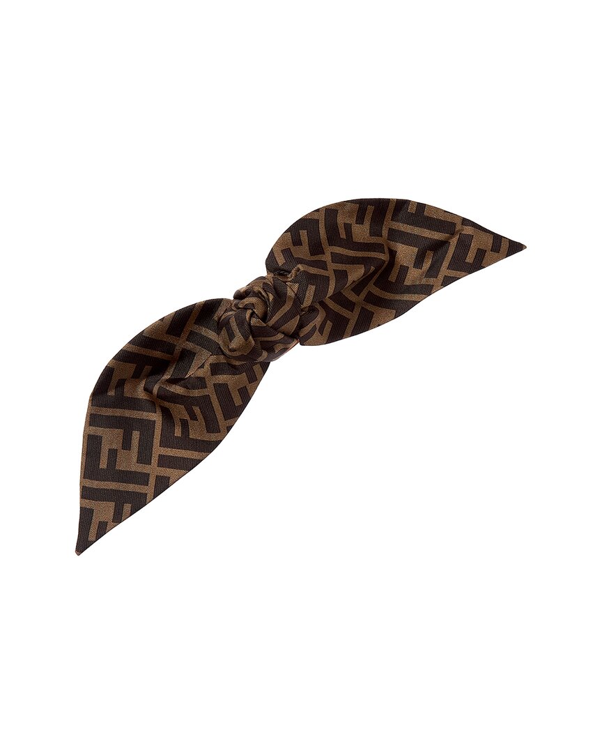 Fendi Ff Silk Hair Clip