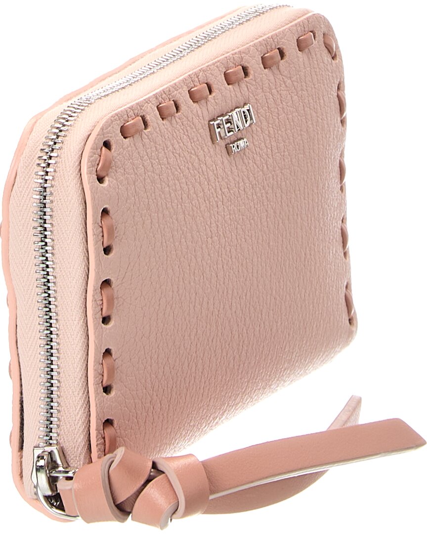 Fendi Peekaboo Mini Leather Coin Purse