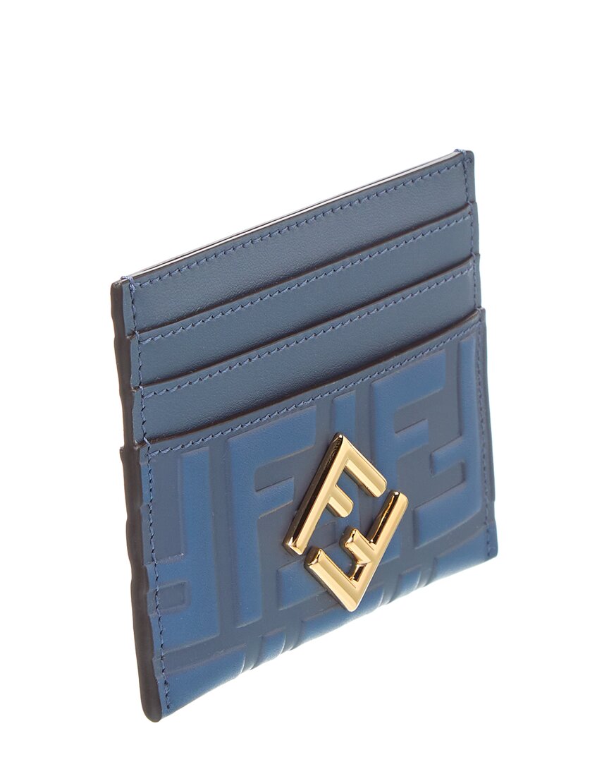 Fendi Ff Diamonds Leather Card Holder