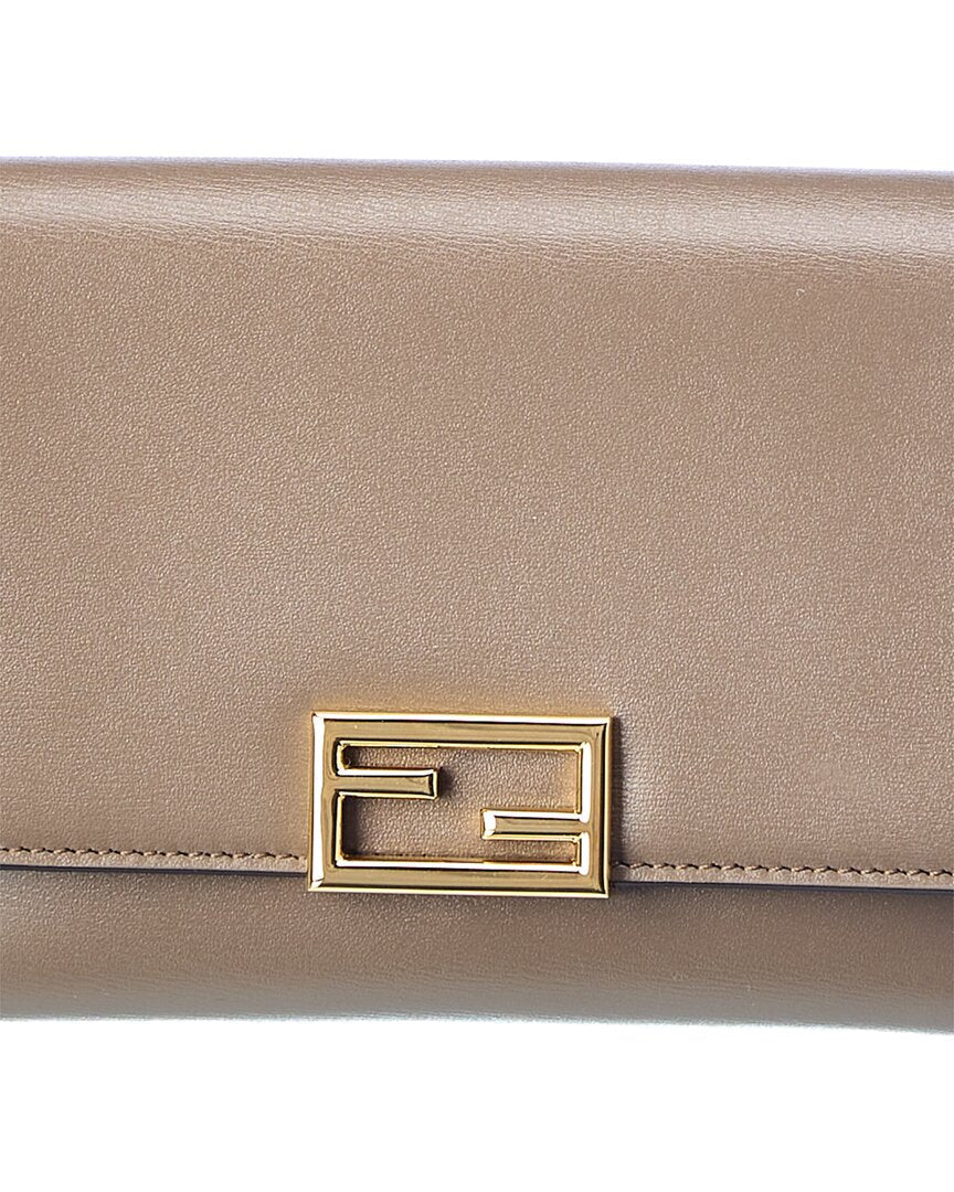 Fendi Peekaboo Leather Continental Wallet