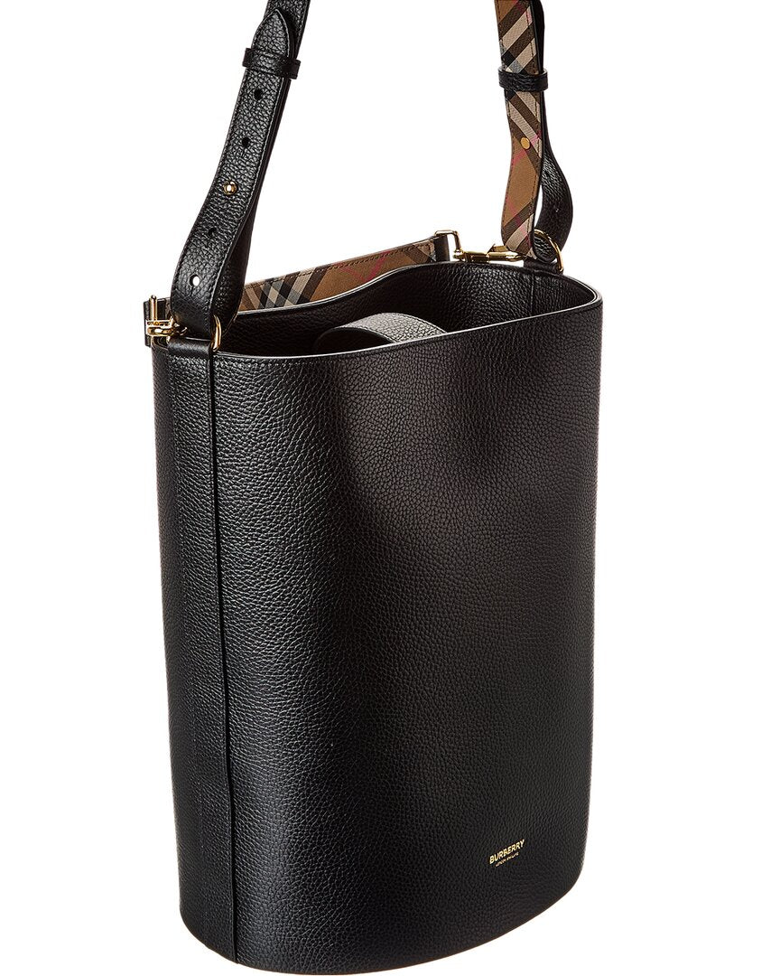 Burberry Logo Medium Bucket Bag - Rovelle Bags