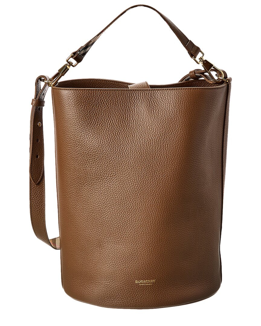 Burberry Logo Medium Bucket Bag - Rovelle Bags