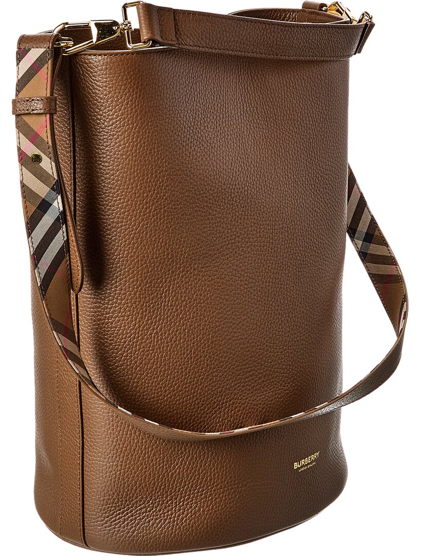 Burberry Logo Medium Bucket Bag - Rovelle Bags