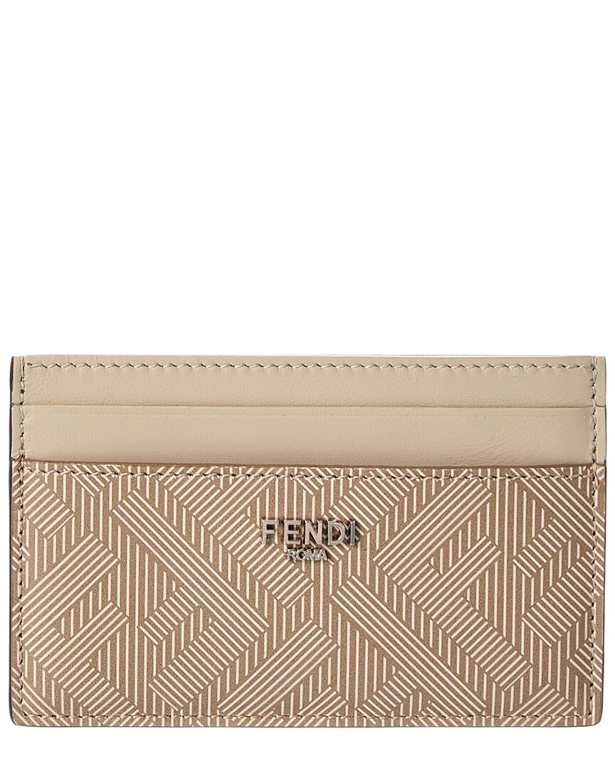 Fendi Shadow Leather Card Holder