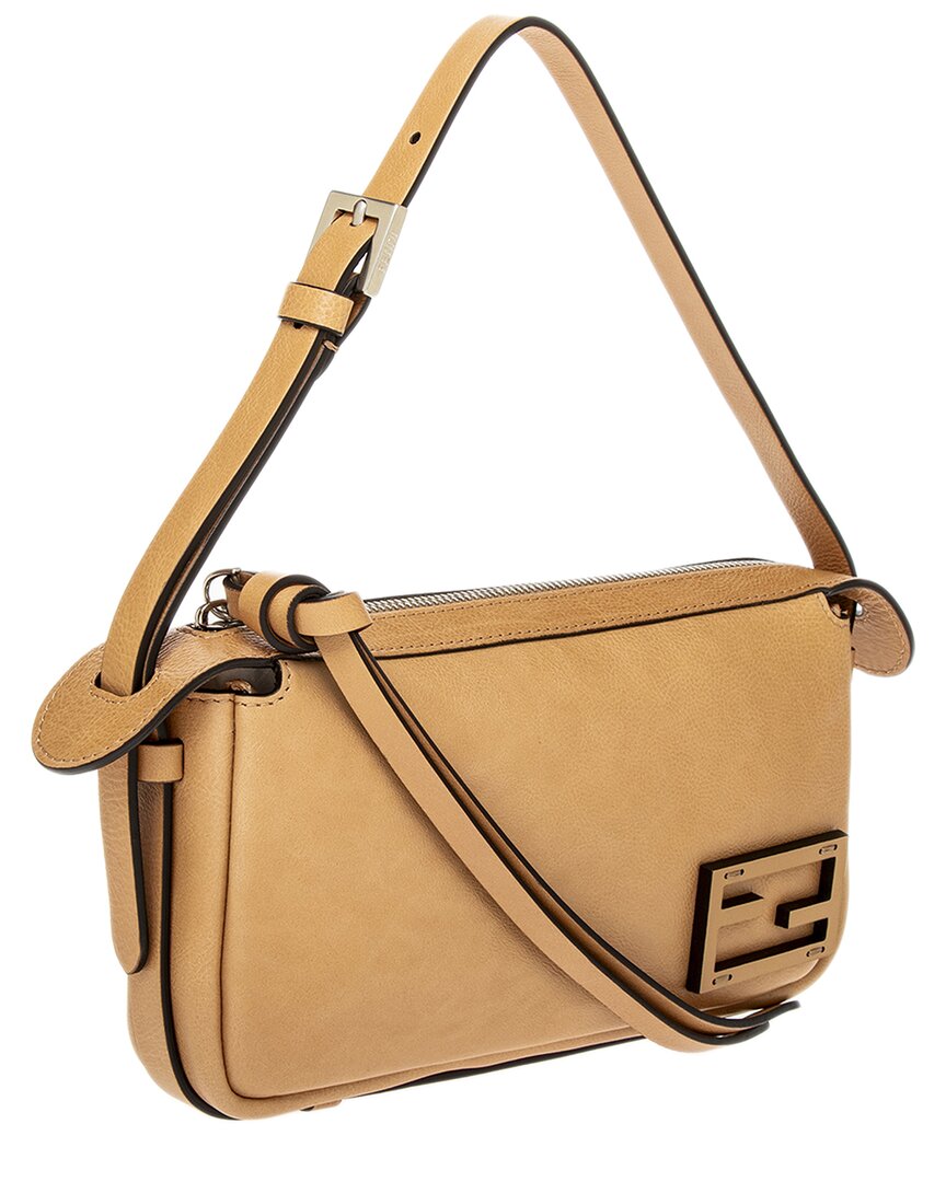 Fendi Simply Fendi Mini Leather Shoulder Bag