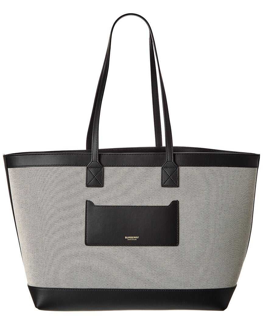 Burberry Logo SIZE Tote Bag - Rovelle Bags