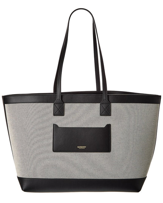 Burberry Logo SIZE Tote Bag - Rovelle Bags