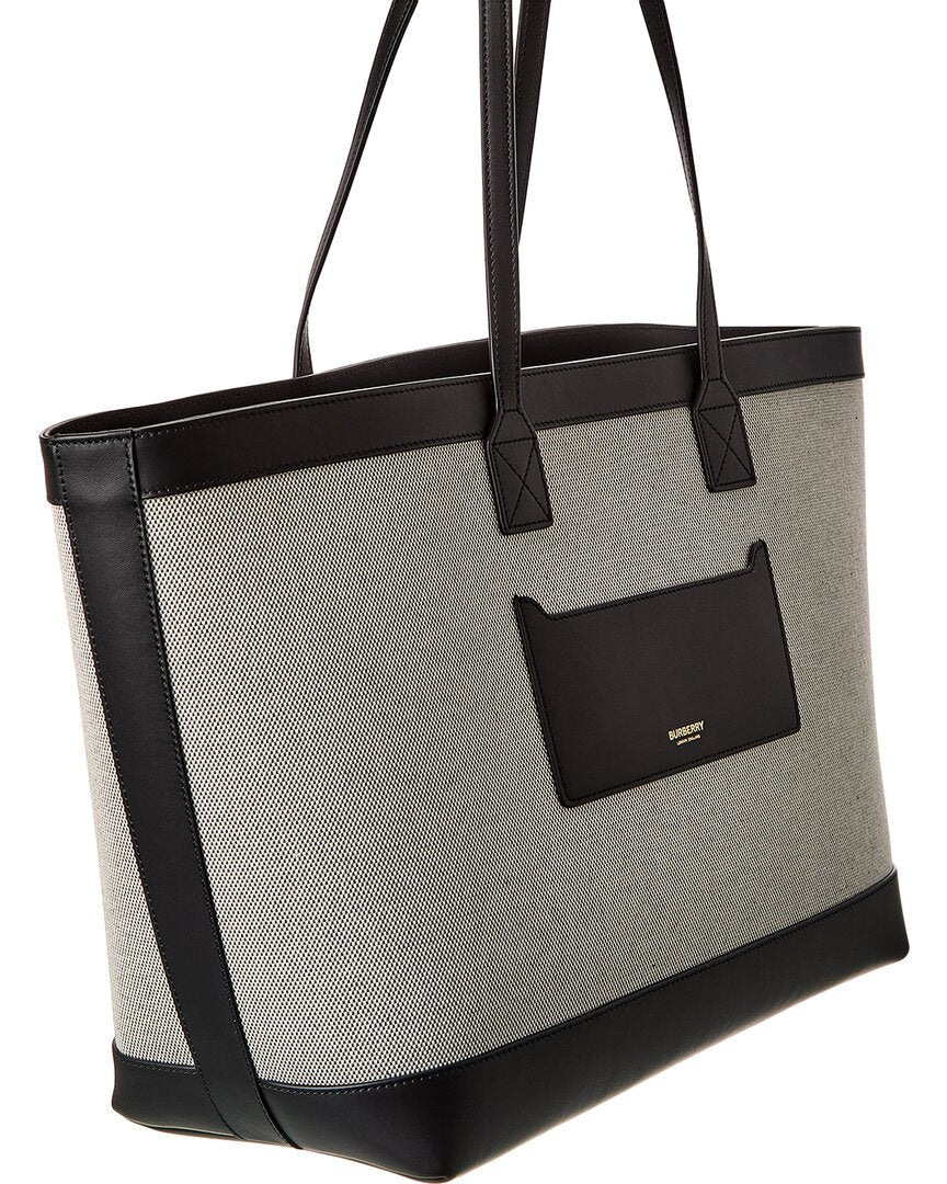 Burberry Logo SIZE Tote Bag - Rovelle Bags