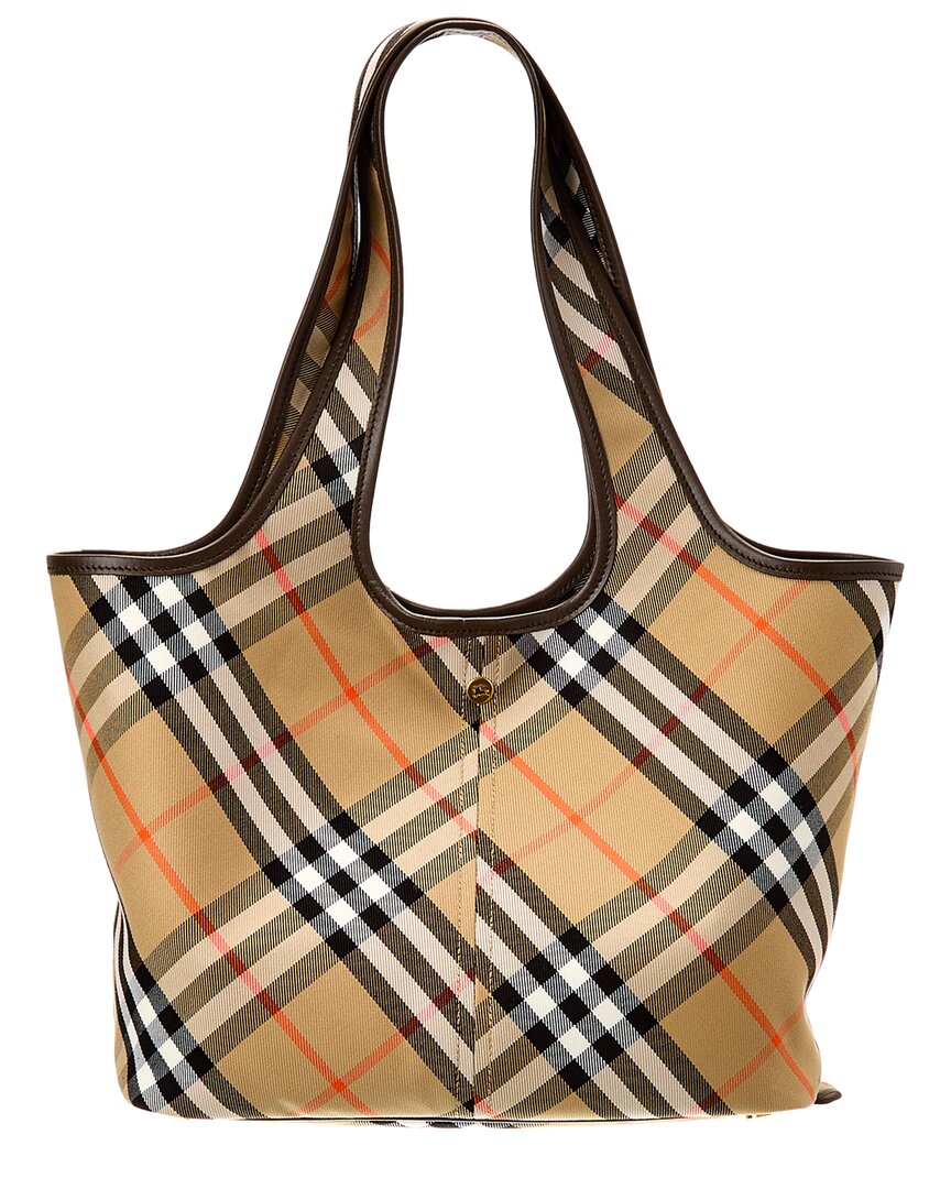 Burberry Check Tote - Rovelle Bags