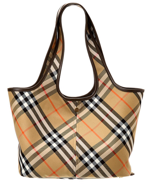 Burberry Check Tote - Rovelle Bags