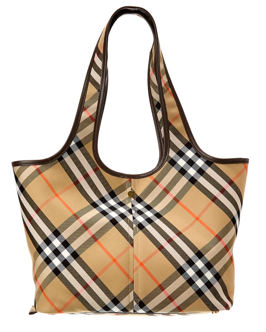 Burberry Check Tote - Rovelle Bags