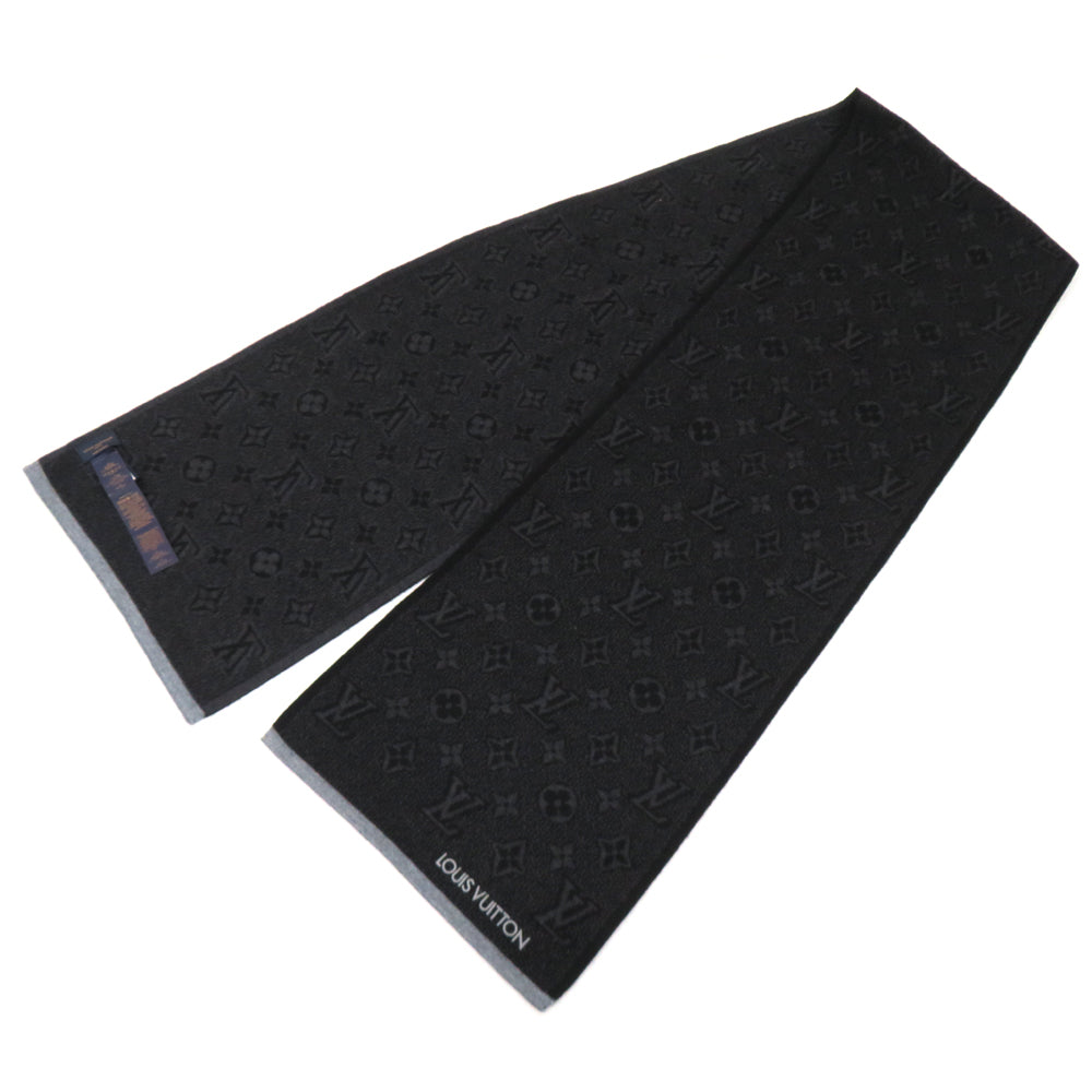 Louis Vuitton M73468 Black Gr Wool Small M73468 Black Gray Wave