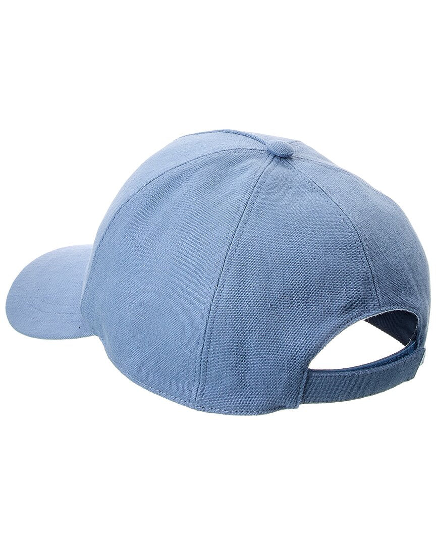 Fendi Linen-Blend Baseball Cap
