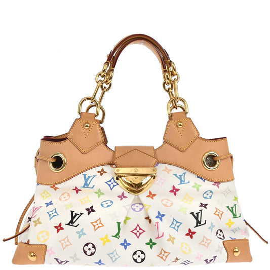 Louis Vuitton 2009 White Monogram Multicolor Ursula Handbag M40123