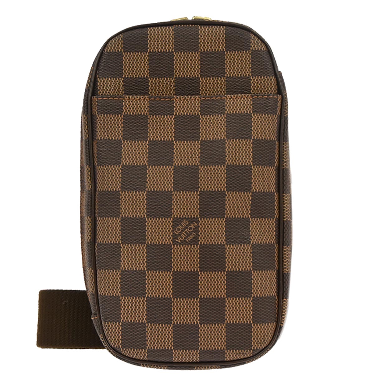 Louis Vuitton 2009 Damier Pochette Gange Body Bum Bag N48048