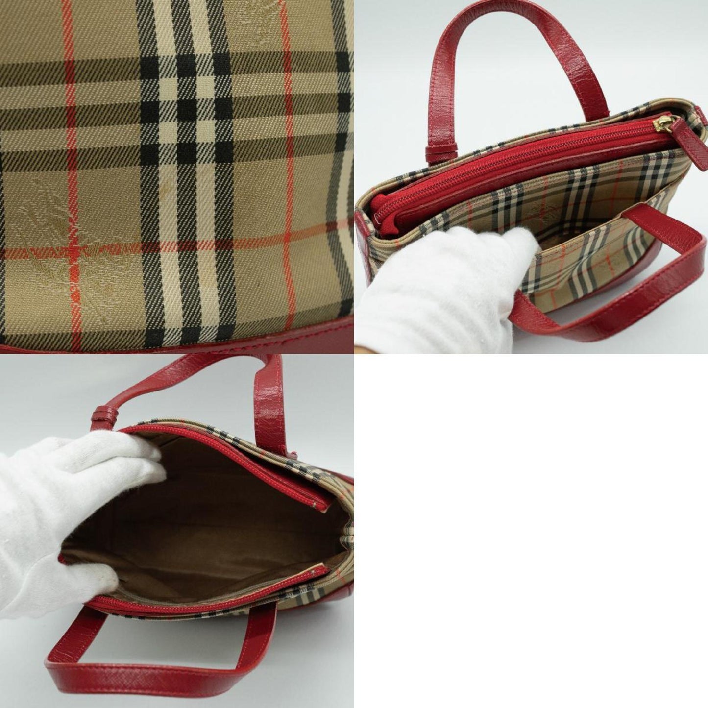 Burberry Check Handbag - Rovelle Bags