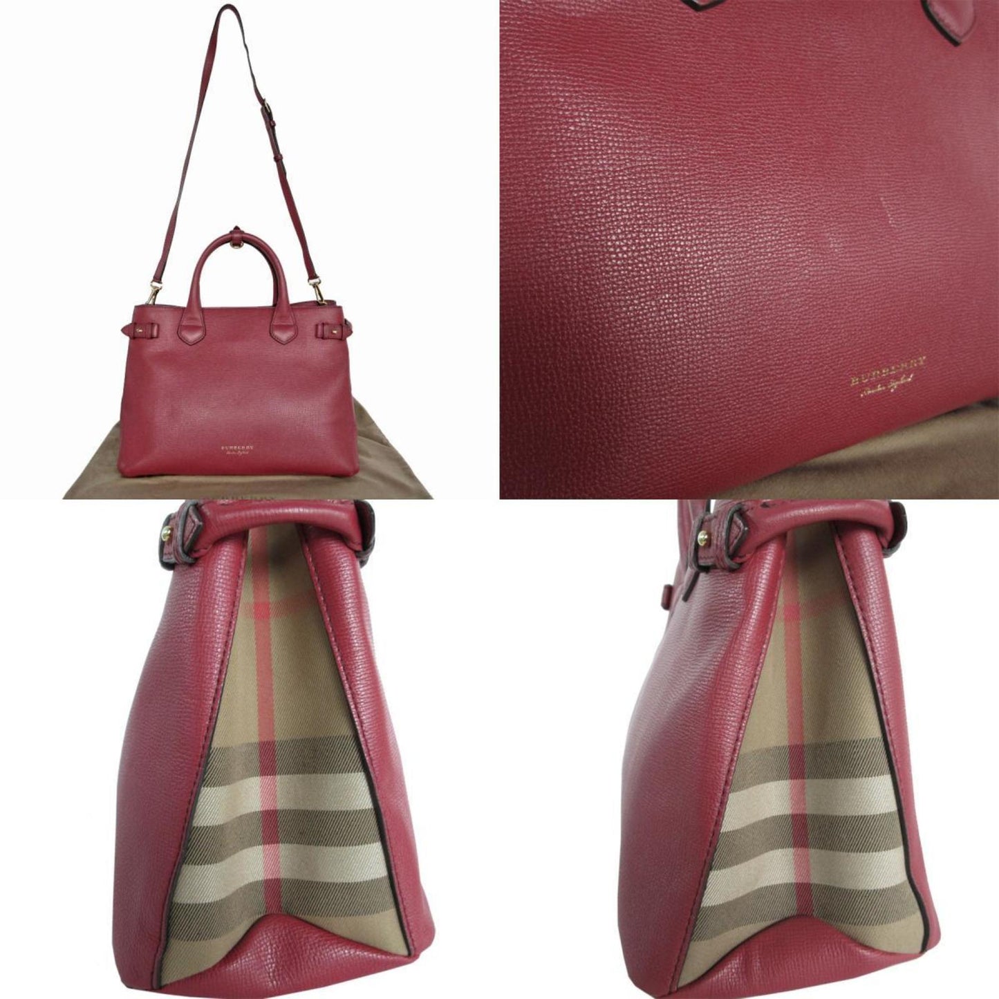 Burberry Check Handbag - Rovelle Bags