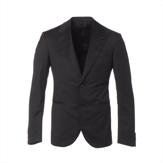 Louis Vuitton 21AW Wool Jacket 44 Mens Black Monogram RM212F