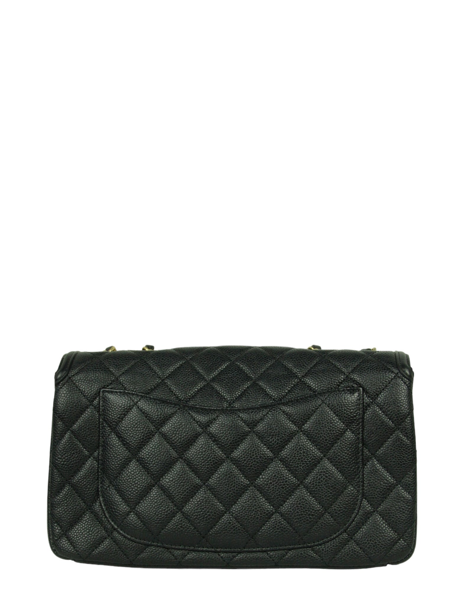 Chanel Black Caviar Medium CC Filigree Crossbody Bag - Rovelle Bags